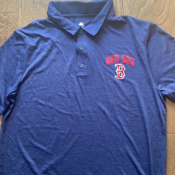 NWOT BOSTON RED SOX POLO SHIRT GENUINE BLUE polo L - Picture 5 of 7
